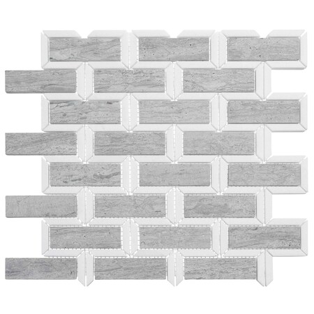 Andova Tiles SAMPLE Turret Natural Stone Mosaic Pattern Wall Tile SAM-ANDTUR210